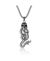 Harry Potter The Dark Arts Skull Snake Stainless Steel (316L) Pendant