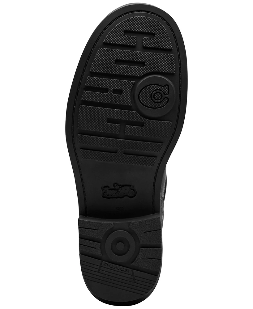 Coach Women's Daria Buckled Tall Moto Boots