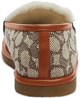 Coach Women's Forest Cozy Shearling Moc Slippers