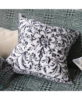 Designers Guild Pahari Damask Tuberose Decorative Pillow