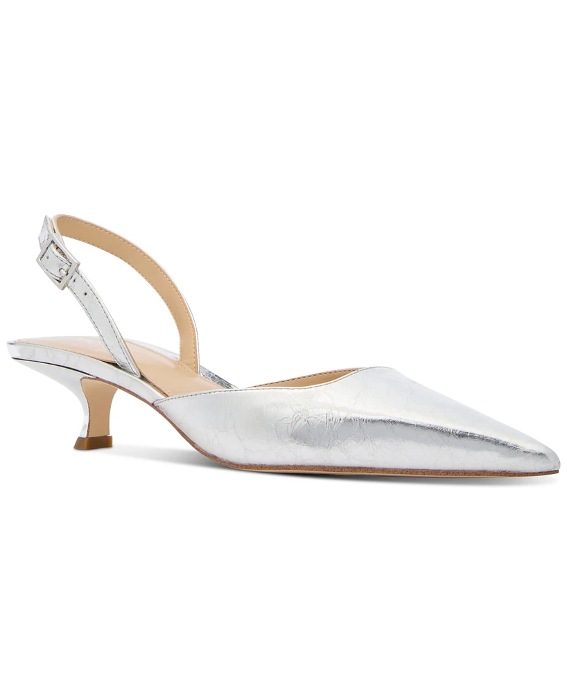 Michael Kors Women's Luna Slingback Kitten-Heel Pumps