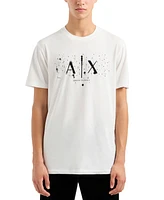 A|X Armani Exchange Men's Splatter Graphic Logo T-Shirt