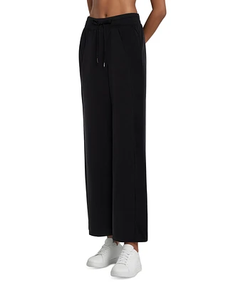 Three Dots Women's Kendra Wide-Leg Pull-On Pants