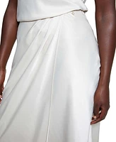 Guess Women's Anastasia Satin Midi Skirt
