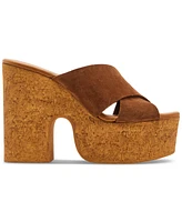 Steve Madden Women's Saffron Platform Cork Dress Sandals