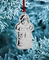 Wallace 2024 Sterling Santa Ornament, 8th Edition