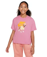 Nike Big Girls Sportswear Printed Crewneck T-Shirt