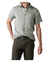 Rodd & Gunn Men's Ellerslie Sports Fit Short Sleeve Linen Shirt
