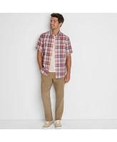 Lands' End Men's Short Sleeve No Iron Twill Shirt