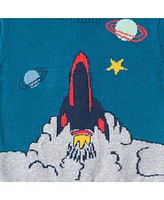 Andy & Evan Baby Boys Space Ship Sweater Set