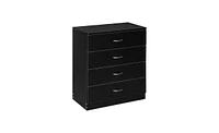 Slickblue Modern Simple 4-Drawer Dresser – Sleek and Functional Storage