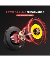 Pyle 6.5" Three-Way Car Speakers, 280 Watt