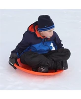 Paricon, Llc Paricon 626-o Flexible Flyer Flying Saucer Sled, 26 In Diameter, Orange (2 Pack)