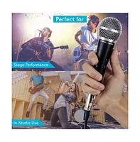 Pyle Professional Dynamic Microphone, Unidirectional Handheld Mic with On/Off Switch