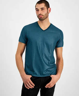 Guess Men's Mason Yoke V-Neck T-shirt