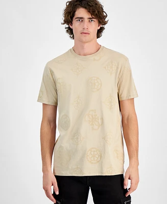 Guess Men's Relaxed-Fit Peony Logo Graphic T-Shirt