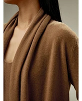Lilysilk Women's Elegant Pile Collar Open Cardigan