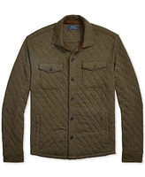 Polo Ralph Lauren Men's Quilted Double-Knit Jersey Overshirt