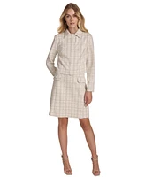 Calvin Klein Women's Tweed Sheath Jacket-Top Dress