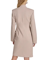 Calvin Klein Women's Scuba-Crepe Long-Sleeve Jacket Dress