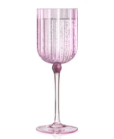 Qualia Glass Cranberry All Purpose Wine Glasses, Set of 4