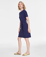 On 34th Women's Side-Tie Knit Mini Dress, Created for Macy's