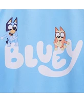 Bluey Boys Fleece Sweatshirt and Cotton Gauze Hat