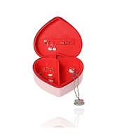 Hello Kitty Sanrio Heart Shaped Jewelry Travel Case