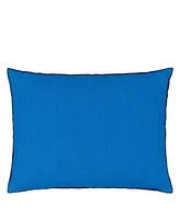 Designers Guild Brera Striato Cobalt Linen Decorative Pillow