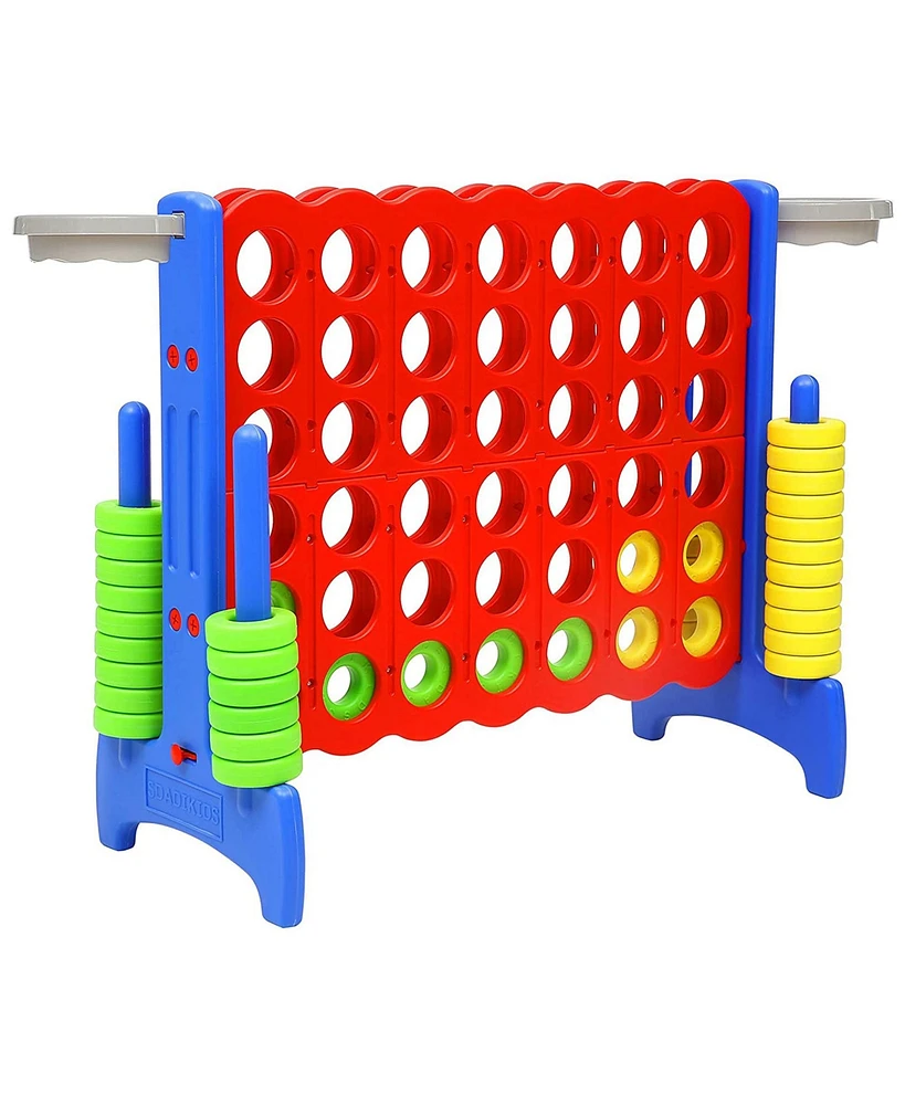 Sdadi Giant 33 Inch 4-In-a-Row Game and Basketball Game for Kids