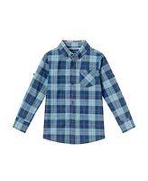 Andy & Evan Toddler Boys Toddler/Child Plaid Buttondown Shirt