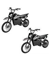 Razor MX650 Dirt Rocket High-Torque Electric Motocross Dirt Bike, Black (2 Pack)