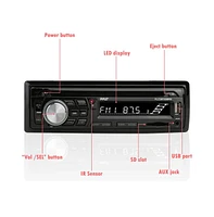 Pyle Marine Bluetooth Stereo Receiver & Waterproof Speaker Kit with Cd Player, Usb/Sd Readers, Am/Fm Radio, and 4 Waterproof 6.5” Speakers