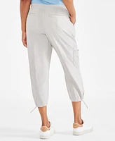 Style & Co Women's Pull-On Bungee-Hem Capri Pants, Exclusively at Macy's