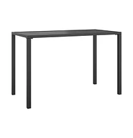 vidaXL Patio Dining Table Anthracite 43.3"x21.3"x27.6" Steel