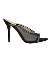 Guess Women's Mansa Embellished Mesh Stiletto Mules