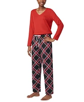 Hue Women's Perfect Plaid Mid-Rise Pajama Pants