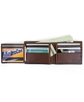 Timberland Men's Two-Tone Trifold Leather Wallet