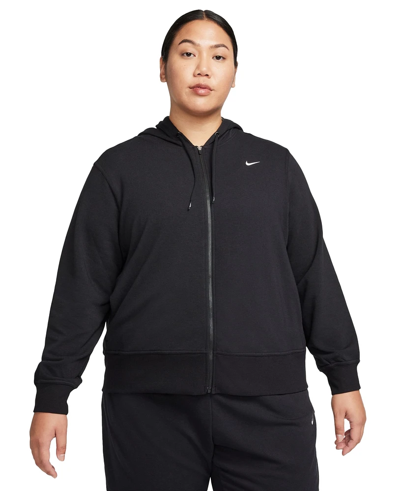 Nike Plus Dri-fit One Full-Zip French Terry Hoodie