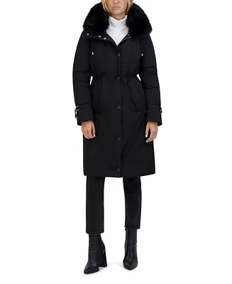 Kenneth Cole Women's Hooded Anorak Puffer Coat