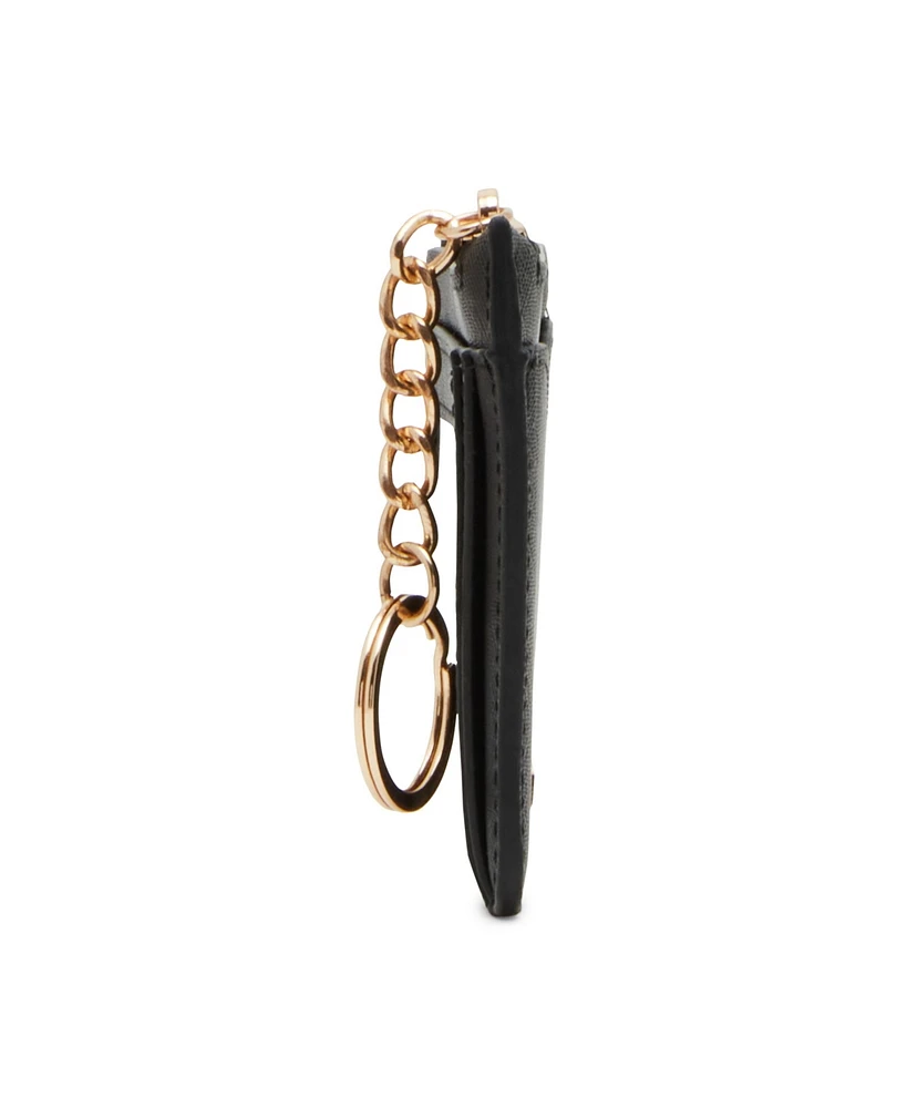 Anne Klein Zip Card Case Keychain Wallet