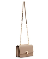 Anne Klein Convertible Flap Lock Chain Shoulder Bag