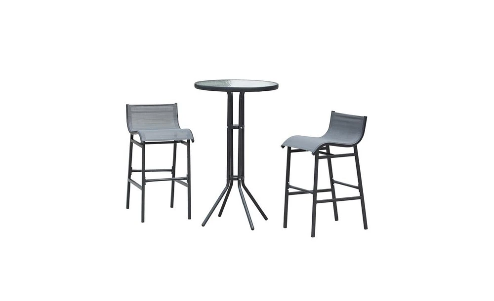 Slickblue Bar Chair Set – Modern and Comfortable Barstools for Kitchen, Dining, or Home Bar