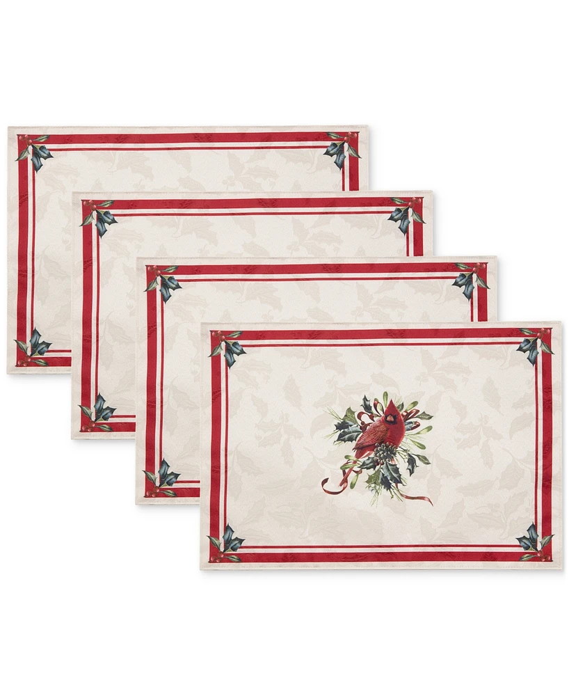 Lenox Holiday Winter Greetings Placemat, Set of 4