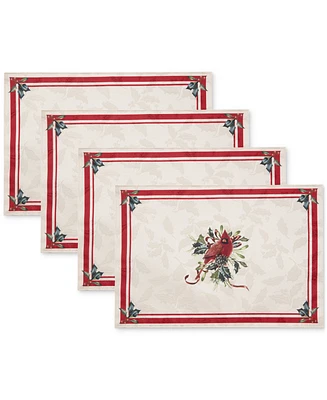 Lenox Holiday Winter Greetings Placemat, Set of 4