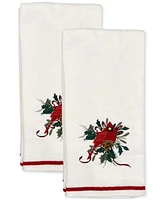 Lenox Winter Greetings Cardinal Kitchen Towels, Set of 2