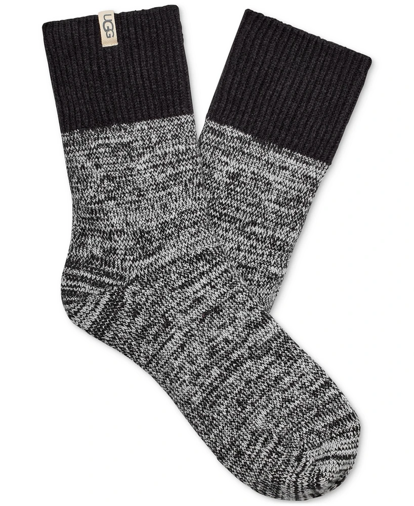 Ugg Women's Rib-Knit Slouchy Quarter Socks