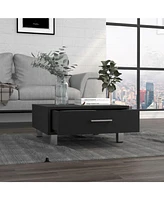 Depot E-Shop Athens Coffee Table, One Drawer, Four Legs