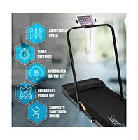 SereneLife Walkpad Motorized Treadmill with 16 Preset Programs and 1.5HP Motor