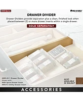 Rev-a-Shelf Dual Row Trimmable Knife Block Drawer Organizer Insert, 4WDKB-1